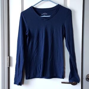 Eddie Bauer long sleeve tee blue small